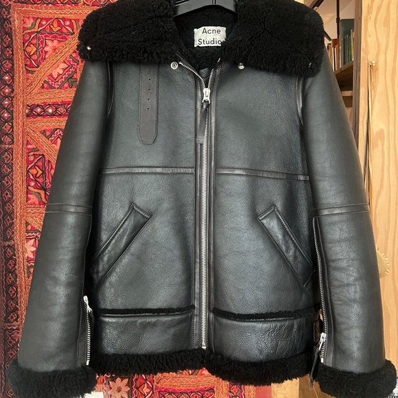 Acne Studios Shearling Coat w/ Orginal Tags - Picture 3 of 10